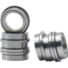 Lager, SMF115ZZ Lager 5 x 11 4 mm 10/20/50 Stück ABEC-1 doppelt geschirmter Edelstahl SMF115 ZZ Kugellager SMF115Z 115 (50 Stück),Verbesserte Haltbarkeit(12PCS)