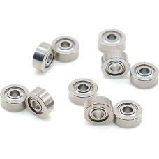 Lager, 10PCS SMR62ZZ Lager 2 * 6,5 mm ABEC-7 Edelstahl Kugellager SMR62Z SMR62 Z ZZ,Verbesserte Haltbarkeit