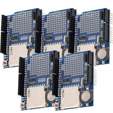 AZDelivery 5 x DatenLogger Module Data Recorder Shield Compatible with Arduino Includes eBook