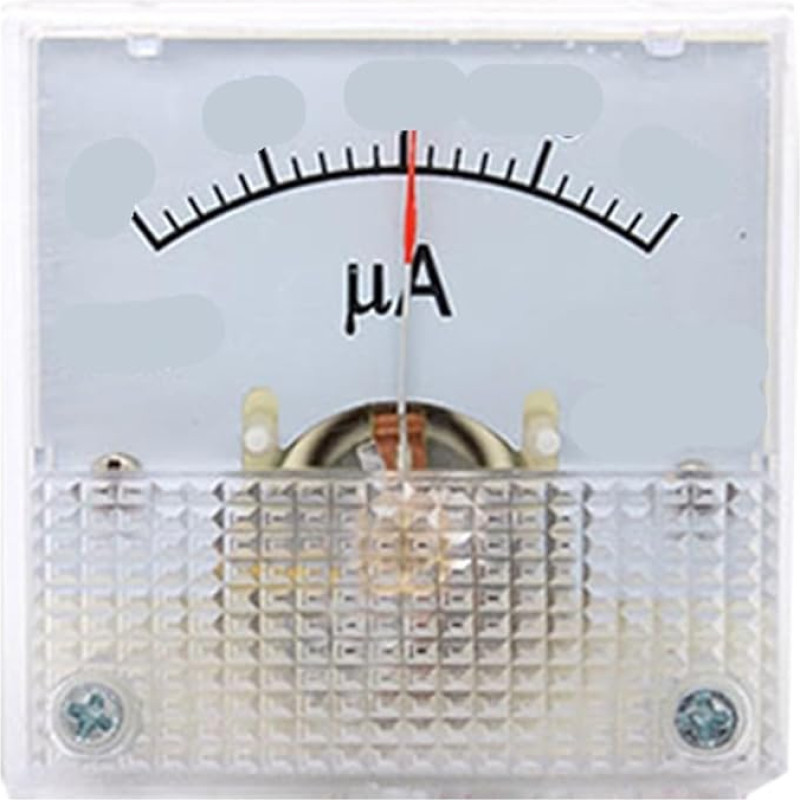 1 STÜCKE DC 91c4 0-500uA rechteckigen Ampermetras 45 * 45mm(300UA)