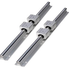 MOOEDJKL Professionelle SBR-Länge 1400 mm, 2 Stück Linearführungsschienen SBR12/SBR16/SBR20 + 4 Stück SBR12UU/SBR16UU/SBR20UU Linearlagerblöcke for CNC(Sbr16uu,950mm)