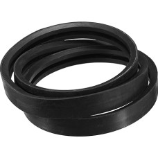 išteklių žemėlapis 2/B93 Klassischer gewickelter Keilriemen, 96 Zoll Außenumfang umwickelt, industrieller Gummi-Keilriemen B-Profil-Keilriemen für Industriemaschinenausrüstung, Schwarz