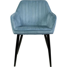 Generisch Serenity Padded Chair Set of Two Blue for Living Room Dining Room Kitchen