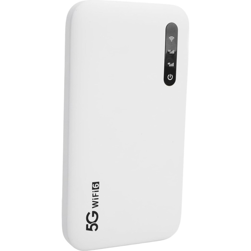 5G Wi-Fi 6 mobilusis hotspot maršrutizatorius, nešiojamasis 2,4/5,8 GHz dviejų dažnių juostų WiFi įrenginys, 5G modemas su SIM kortelės lizdu, iki 16 įrenginių, atsparus vandeniui, IP67, skirtas telefonui, planšetiniam kompiuteriui