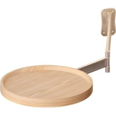 Sulankstomas kavos staliukas, Sieninis sulankstomas staliukas su ištraukiama lentyna, plaukiojantis mažas apvalus staliukas, lentyna prie lovos pusryčiams, gėrimams, pietums