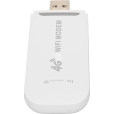 Akozon 4G LTE Router - White - USB - 150 Mbps - 10 Users - Tablet, Laptop, Smartphone - Wireless (4G LTE, 3G)