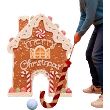Genérico Golfspiele für Erwachsene im Freien, Lebkuchenhaus, Mini-Golfplatz für Weihnachten, für Urlaubstreffen und Dekoration für Haus und Zimmer