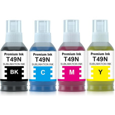 Yongairuink 560 ml suderinamas T49N T49N1 T49N2 T49N3 T49N4 sublimacinis rašalas SC23BK SC23C SC23C SC23M SC23Y pildomasis rašalas EPN SC-F100 SC-F500 SC-F501 (juodas, žydras, purpurinis, geltonas)