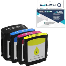 LCL suderinama rašalo kasetė 10 11 C4844A C4836A C4837A C4838A (1 juoda 1 mėlyna 1 žydra 1 purpurinė 1 geltona), skirta HP Business Inkjet 1000 1100 1100d 1100d 1100dtn 1200 1200d 1200d 1200dn 1200dtn 1200dTWN CP1700
