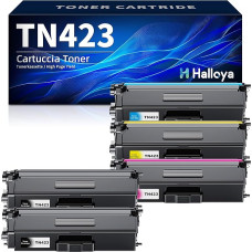 Halloya TN423 TN-423 TN421 tonerio kasetė, suderinama su Brother MFC-L8690CDW HL-L8260CDW DCP-L8410CDW HL-L8360CDW MFC-L8900CDW TN423C TN423Y TN423M (5 vnt.)