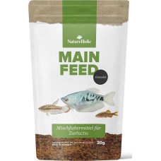 NatureHolic pagrindinis pašaras, visavertis maistas dekoratyvinėms žuvims, su viskuo, ko reikia žuvims, pagamintas Vokietijoje, minkštos granulės, 50 ml