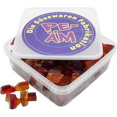 PE ÄM Sugar Free Fruit Gum Cherry/Cola M'Ecks 1 kg Snack Box XL Pack for Party, Candy Bar & as a Gift Juicy Mix Premium Fruit Gum