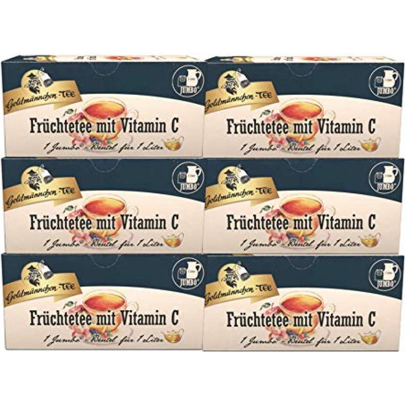 Goldmännchen-TEE Jumbo vaisiai su vitaminu C, 6 vnt.