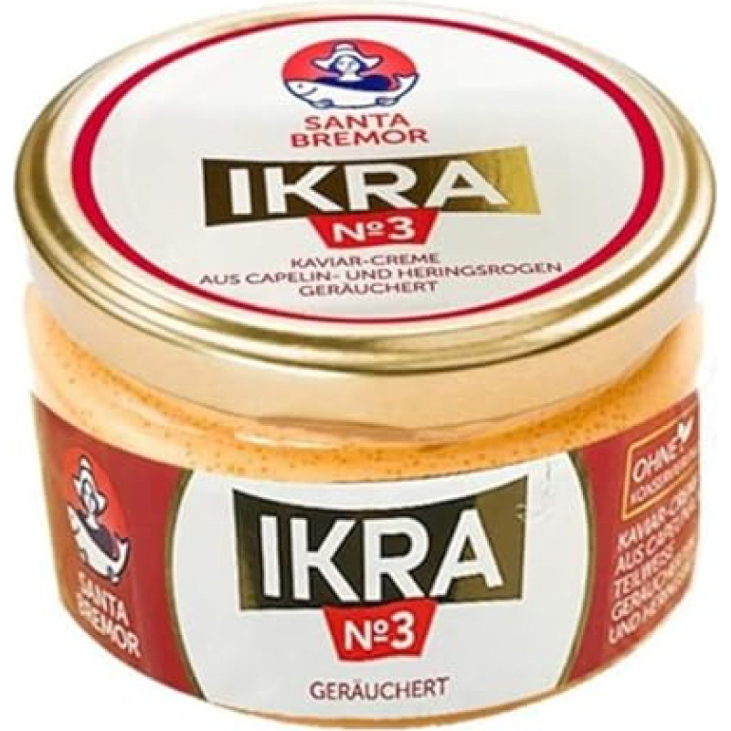 Ikrų kremas iš kapinų ir rūkytų 160 g Nr. 3
