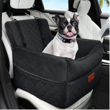 Šuns automobilio sėdynė mažiems ir vidutiniams šunims, skalbiama šuns sėdynė automobilyje su laikymo kišenėmis, pritvirtinamas švinas, sustiprinta šuns automobilio sėdynė Padidinanti sėdynė šuns lova automobiliui, skirta galinei sėdynei, priekinei sėdynei