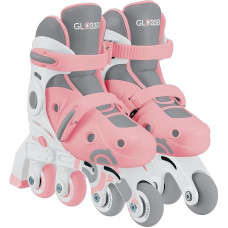 GLOBBER Learning Skates 2in1, Inline- und Quad-Skates Kinder, verstellbar, ABEC 9,