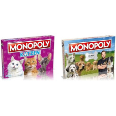 Monopolis - Katės - Žaidimai nuo 8 metų - Amžius nuo 8 metų - Vokiečių kalba & Monopolis - Šunys su Martin Rütter - Stalo žaidimas - Amžius nuo 8 metų - Vokiečių kalba