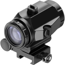 Feyachi M40 3x Red Dot Magnifier with Flip to Side Mount, Focus Adjustment, Windage & Elevation Adjustable, Riflescope Red Dot Magnifier Compatible with 21 mm/22 mm Picatinny/Weaver Rail