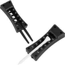 Adjustable Golf Tee Height Tool, 3-in-1 Lightweight Golf Training Aid, Easy to Use Precision Tee Height Adjuster for Even Swings, Driver Iron