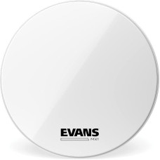 Evans MX1 White Marching Bass Drum Head 18
