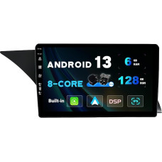 SXAUTO - 6G + 128G - Android 13 IPS Car Radio for Benz GLK-Class X204 (2012-2015) - Built-in Carplay/Android Car/DSP - LED Camera + MIC -DAB Steering Wheel Control Fast Boot 360 Camera WiFi - 2 DIN 9