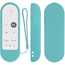 G9N9N Voice Remote Control Replacement for 2020 Google Chromecast 4K Snow GA0140 GA01919 GA01920 GA01923 with Bright Blue Remote Control Case