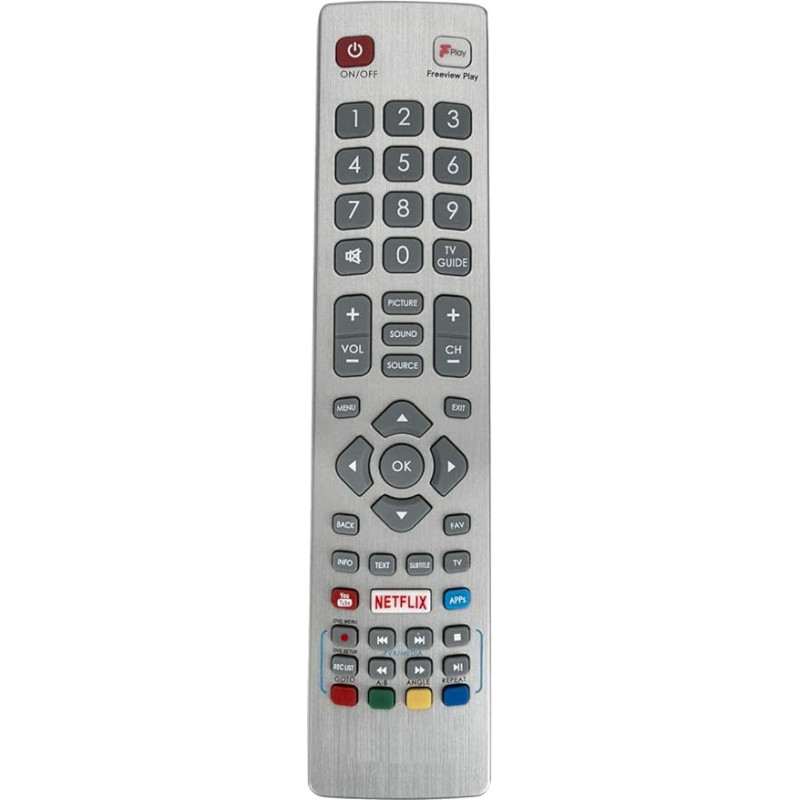 ALLIMITY DH2086 Remote Control Replacement for Sharp Aquos FHD TV LC-40CFG3021KF LC-40CFG6002KF LC-49CFG6001KF LC-50CFG6001KF LC-32HG5341KF LC-32HI5432KF LC-40CFG6 0001KF LC-40FI5242KF