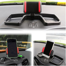 Car Phone Holder, Universal Gravity Smartphone Holder for Car for Jeep Renegade (Red)