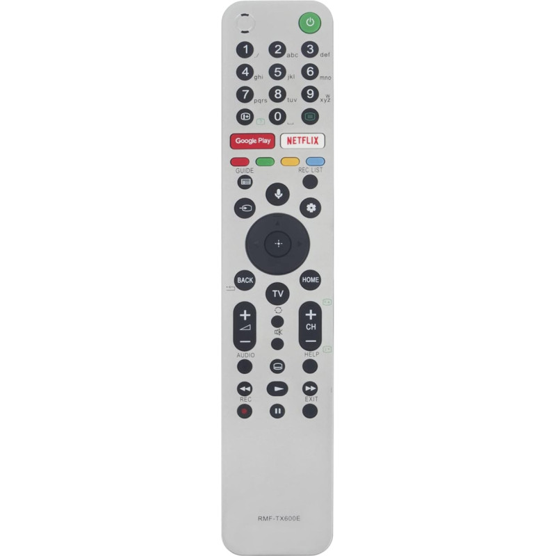 VINABTY RMF-TX600E Voice Remote Control Suitable for Sony TV KD-55A85 KD-65A85 KD-55AG9 KD-65AG9 KD-77AG9 KD-85ZG9 KD-98ZG9 KD-55XG8588 KD-65XG8588 KD-75 XG8587 8 KD-85XG9505 KD-55XH9288 KD-65XH9288