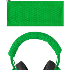 Geekria Thickening Pullover Headband Cover Compatible with Razêr Kraken Pro V2, 7.1 V2, Ultimate Gaming Headset, Stretchy Knitted Fabric Protector Case/Headband Protection Repair Parts (Green)