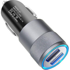 CAM2 Car Charger, 2.1 A 2-Port USB Fast Car Charger