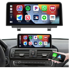 5G WiFi Wireless CarPlay & Android Car Radio for BMW 1 Series F20/F21/F22/F23 2013-2015 Year with NBT System, 10.25 Inch Touch Display with Bluetooth 5.0 GPS Navigation for Carplay Stereo Disaplay