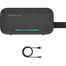 NearStream Bluetooth Speaker, Wireless Handsfree with Microphone, Powerful Sound, USB Speaker Boxes with 15 Hours Playtime, Supports Multiple Speakers