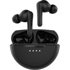 Belkin SoundForm Rhythm True Wireless In-Ear Headphones with Built-in Micro, Fast Charging with USB-C, 28 Hours Battery Life, IPX5 Waterproof for iPhone, iPad, Galaxy, Pixel etc. - Black