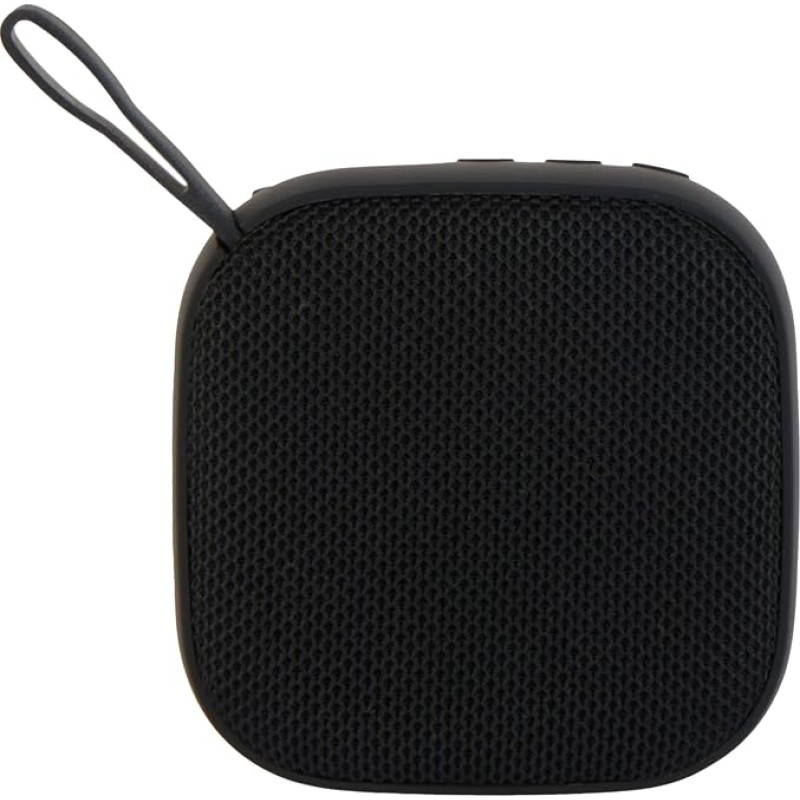 INTEMPO EE7267BLKSTKUK Fabric Pocket Speaker - Bluetooth, Wireless, Range up to 25m, Built-in Rechargeable Battery, 12 Hours Playtime, USB Type-C Charging Cable Included