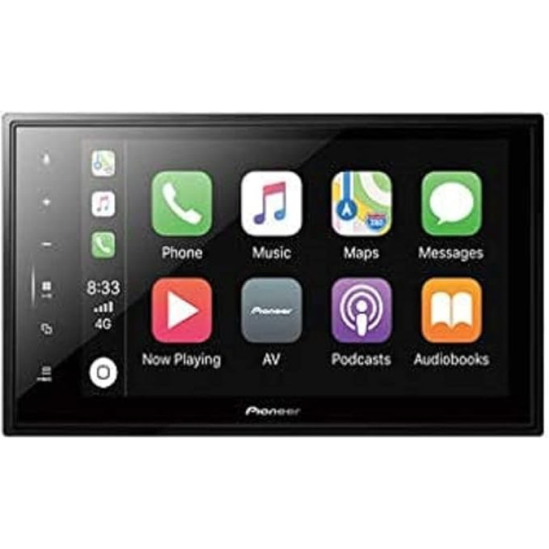 Pioneer SPH-EVO82DAB Media Centre - 8-Inch Touch Screen, 1.5A Quick-Charging USB, Apple CarPlay, Android Car, DAB/DAB+ Digital Radio, Bluetooth, 13-Band Equaliser