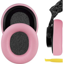 Geekria QuickFit Replacement Ear Pads Compatible with Sony MDR-7506, MDR-V6, MDR-V7, MDR-CD900ST Headphone Ear Pads, Headset Ear Pads, Replacement Ear Pads (Pink)