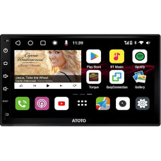 ATOTO S8 Premium Double DIN Android Car Radio, Wireless CarPlay & Android Car, 7 Inch QLED Display, Dual BT with aptX HD, USB Tethering, HD Rear View with LRV, SCVC and More, S8G2B74PM