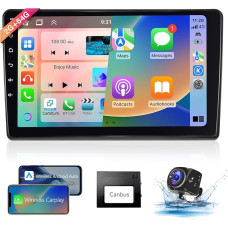 8 Core 2 + 64G: Hodozzy Carplay Car Radio for Fiat Ducato/Peugeot Boxer/Citroen Jumper 2011-2022, 9 Inch Touchscreen Android Car Radio with Android Car/WiFi/GPS/RDS/FM/Bluetooth/USB + Reversing Camera