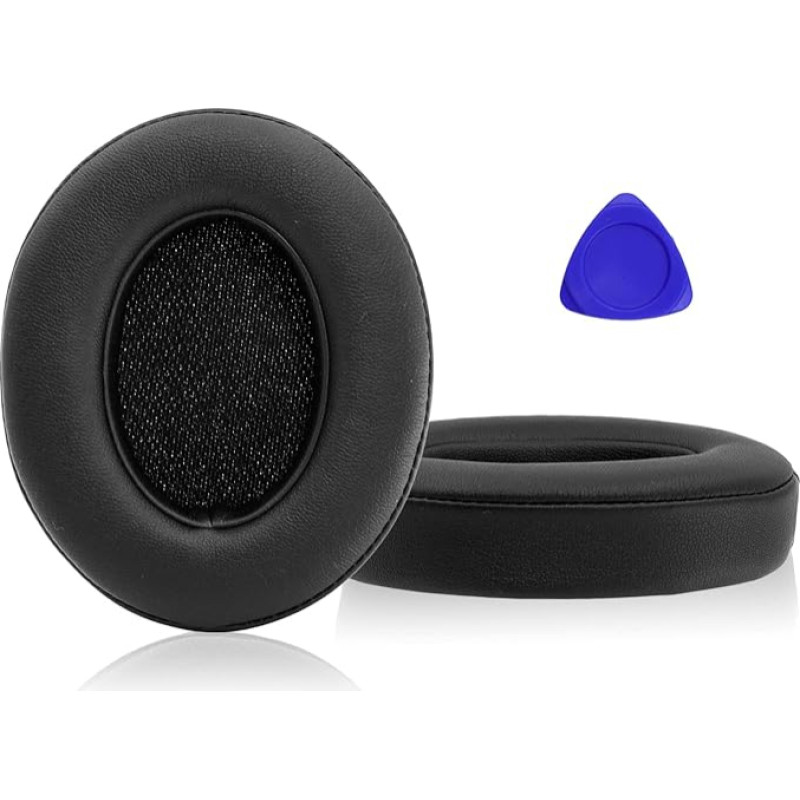 Professional Replacement Ear Pads for Beats Studio 2 & 3 Wired & Wireless (B0501, B0500) Headphones, Premium Headphone Ear Cushions with Softer Leather and Memory Foam, Black