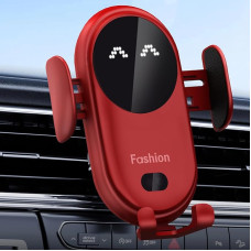 Intelligent Car Wireless Charger Mobile Phone Holder, 2024 Gumaxx Phone Holder, Mobile Phone Holder Car with Charging Function, 360° Rotating Mobile Phone Holder, Quick Charging Wireless Car Charger