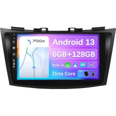 BXLIYER - 6G+128G - Android 13 IPS Car Radio Fits Suzuki Swift/Ertiga (2011-2017) - Wireless CarPlay/Android Car/DSP - Camera & Mic - 9 Inch 2 DIN - DAB Steering Wheel Control Fast Boot 360 Camera