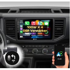 DYNAVIN Android Car Radio Sat Nav for VW Crafter from 2017; 10.1 Inch OEM Radio with Wireless Carplay and Android Car, Head-up Display, Includes DAB+: D9-CA Premium Flex