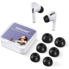 Memory Foam Tips for AirPods Pro, V3.0, No Pain for Silicone Eartips, Non-Slip Replacement Earbuds, Fits in Charging Case, Reduce Noise Earbuds