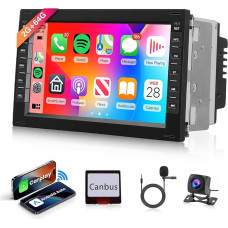 2G + 64G Wireless Carplay Android 13 Car Radio for VW T5 Golf 4 Bora Polo Passat B5 Jetta Asiento Peugeot 307 Ford Galaxy 7 Inch Car Radio with Android Car Navigation GPS WiFi Bluetooth FM/RDS