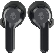 Skullcandy Indy True Wireless Headphones with Bluetooth Microphone, Sweat, Water and Dust Resistant (IP55), 16 Hours Battery Life - Black