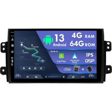 MISONDA 4G + 64G Android Car Radio for Suzuki SX4 2006-2013/Fiat Sedici 2005-2014 with GPS Navigation Bluetooth MirrorLink RDS FM WiFi Reversing Camera Carplay DSP AUX 2 DIN