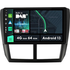 MISONDA DAB+ Android Car Radio GPS for Subaru Foreste/Impreza WRX STI 2008-2014 with GPS Bluetooth MirrorLink RDS FM WiFi Carplay DSP AUX 1 DIN [4G + 64G]