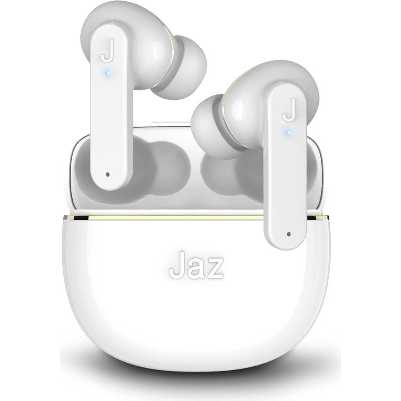 SBS JAZ Loop Tws True Wireless Stereo White In-Ear 400Mah Rechargeable Wireless Headphone, Music and Call Management Buttons, Built-in Microphone