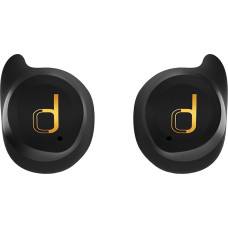 Divacore - AntiPods 2-100% Wireless Earbuds - Total Sound Isolation - Water Resistant - Magnetic Charging Cradle - Google Assistant and Siri Compatible - Black